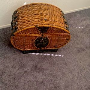 Storage antique with engraved detail